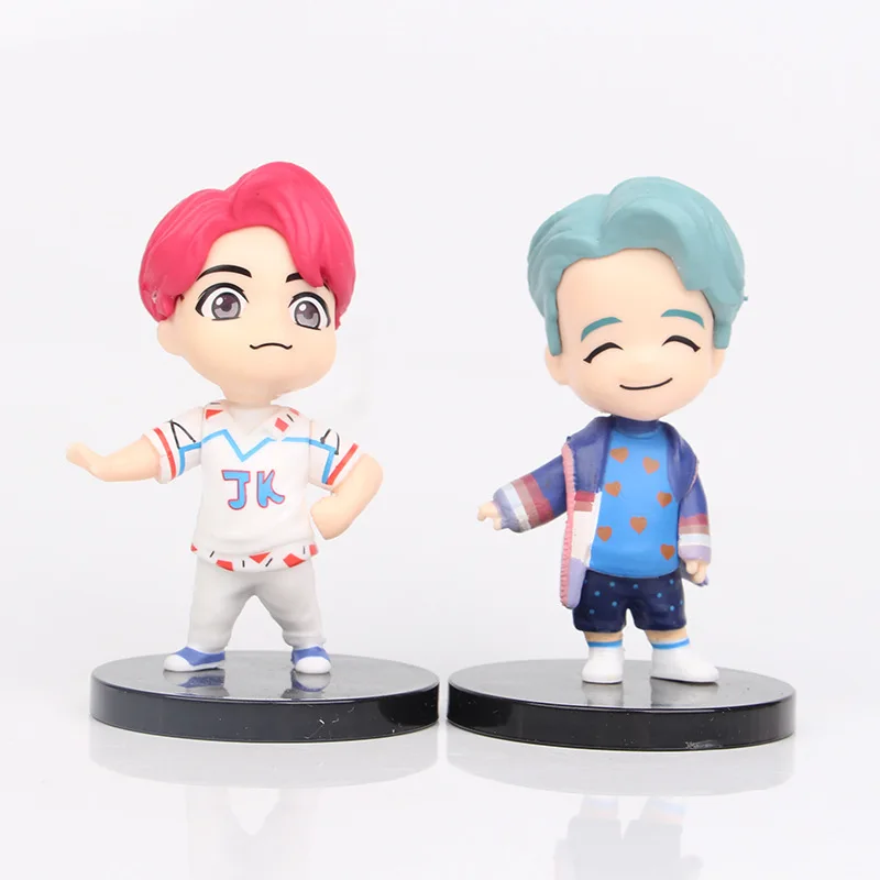 

Figure Bangtan Car Toys Figurine Collection Action Figure Model Toy Gift Home Decor Cake Decoration RM Jin Jimin Suga J Hope