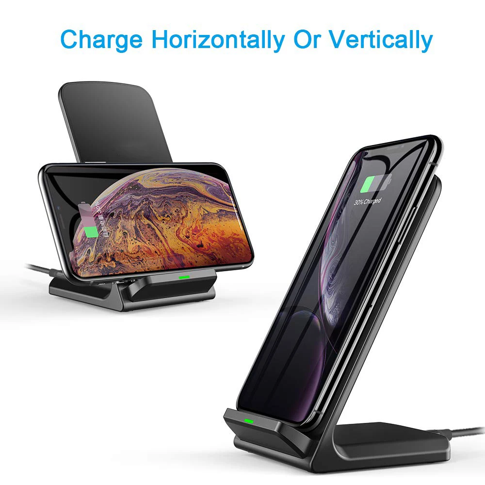 Беспроводное зарядное устройство SooPii 2 упаковки 10 Вт Max сертифицированная Qi