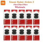 Оптовая продажа, оригинальные наушники Redmi Airdots 2 Xiaomi с Bluetooth, игровая гарнитура с управлением ии, наушники Xiaomi Redmi Airdots 2