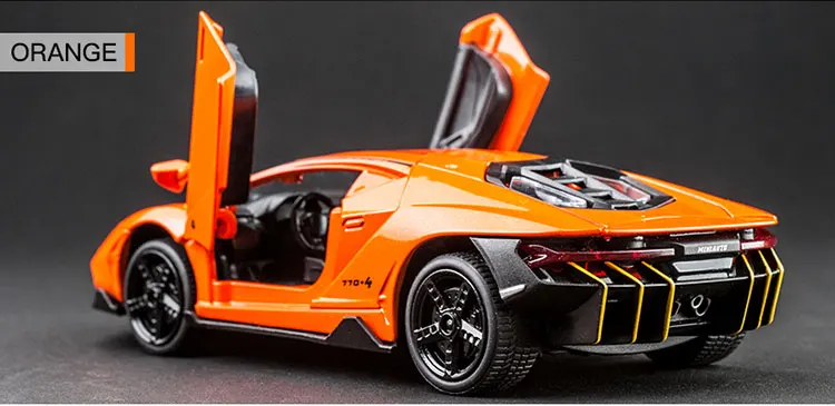 Горячая LP770 1:32 RC автомобиль сплав спортивная модель автомобиля звук светильник супер гоночный автомобиль задний откидной обода сплавочных колес игрушки для детей