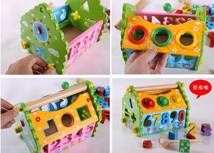 Бесплатная доставка Деревянный многофункциональный дом демонтаж мудрость