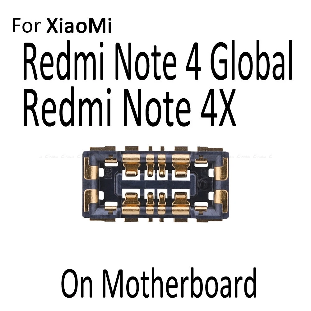 5 шт. FPC разъем батарея держатель зажим контакт для Xiaomi mi 5X A1 A2 6X красный mi 5 Plus 6 6A Note 4 4X Pro 5 5A 7 Pro на плате