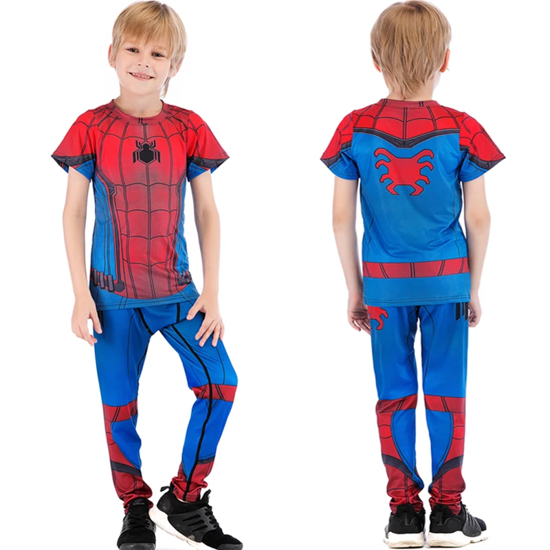 Детский набор одежды для занятий боксом MMA из двух предметов компрессионные