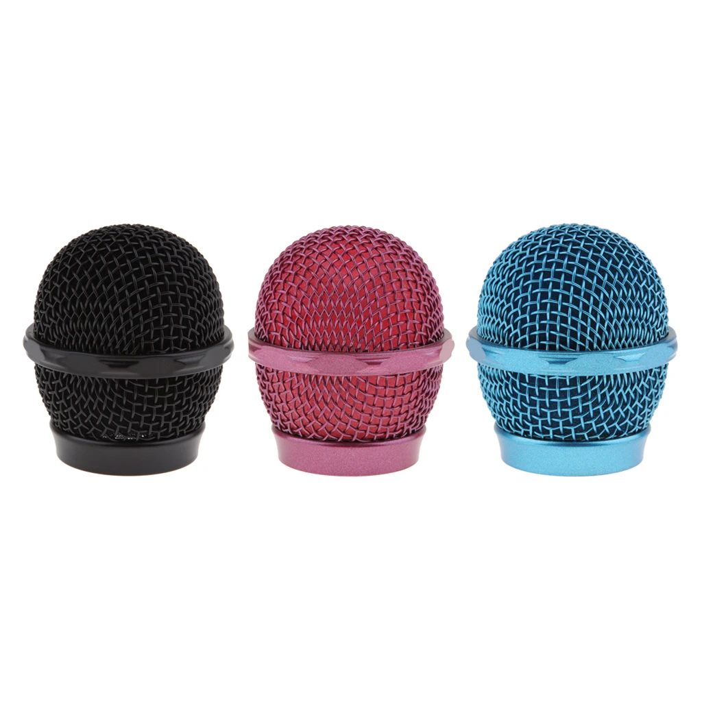 Замена стальной микрофон шаровой головкой сетки гриль для проводной и