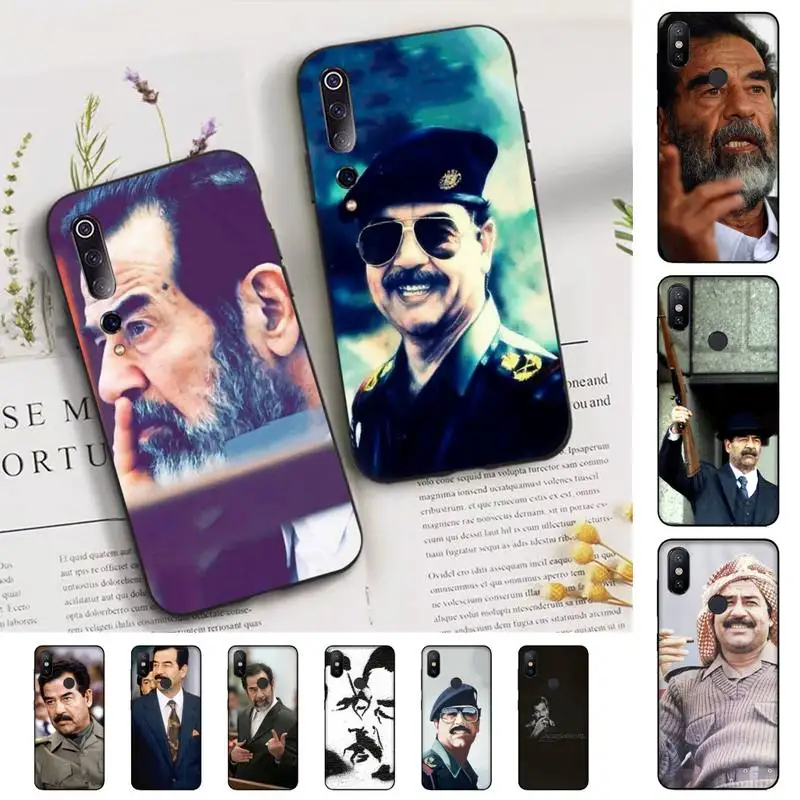 

FHNBLJ Saddam Hussein Iraq Smart Phone Case for Xiaomi mi 5 6 8 9 10 lite pro SE Mix 2s 3 F1 Max2 3