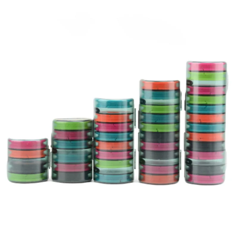 

Rainbow Fishing Main Line Box Winding Board High Quality Fishing Box Fishing Tools 4-16 Spindle Silicone Main Spool