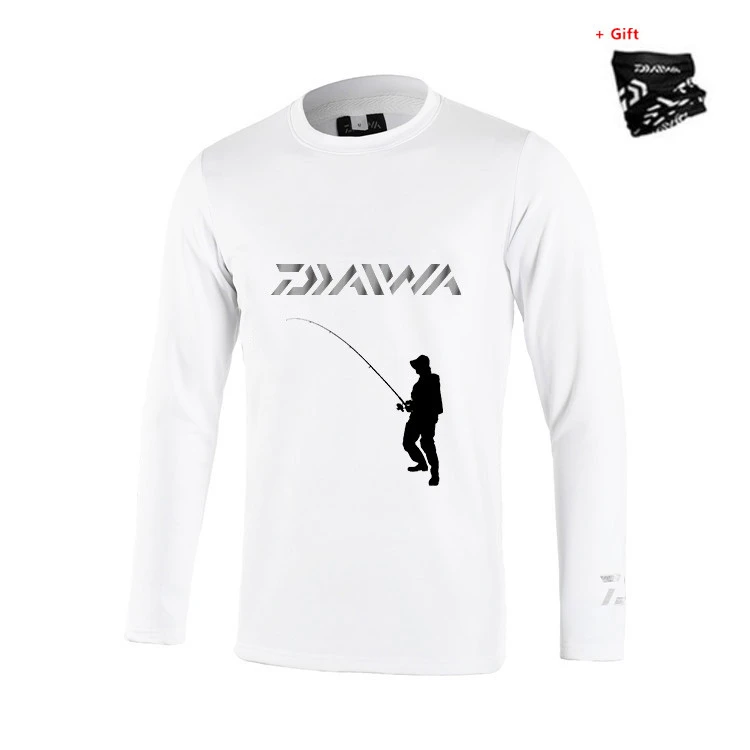 5 цветов Daiwa с длинным рукавом быстросохнущая рыболовная одежда анти-УФ