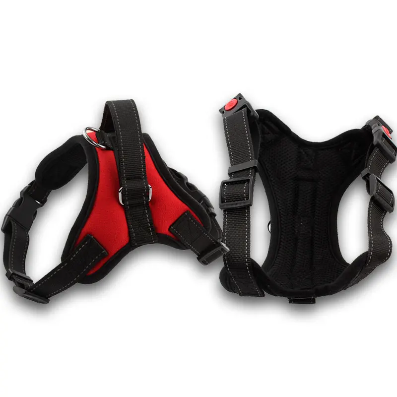 K9Adjustable Nylon No Pull Dog Harness Durable Soft Breathable Reflective Design Med Small Pet Supplies Harnesses Collar Vest | Дом и сад