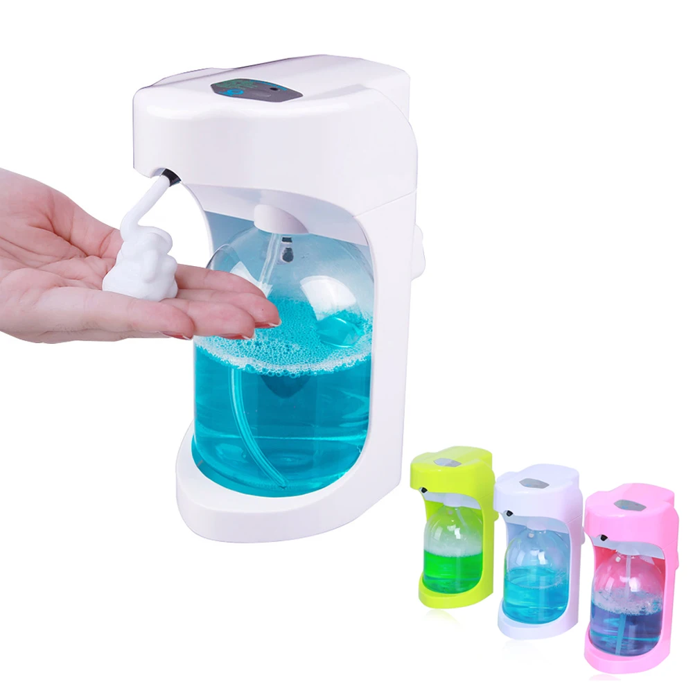 

500ML Automatic Liquid Soap Dispenser Smart Sensor Infrared ABS+PET Touch Soap Dispenser Wall Mounted For Home Kitchen Bathrooms