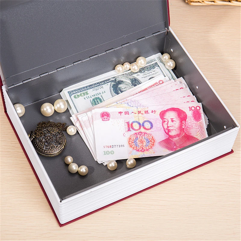 Детский подарок мини Сейф книга скрытой безопасности безопасный ключ замок для