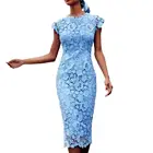 Женское платье-карандаш без рукавов, с круглым вырезом