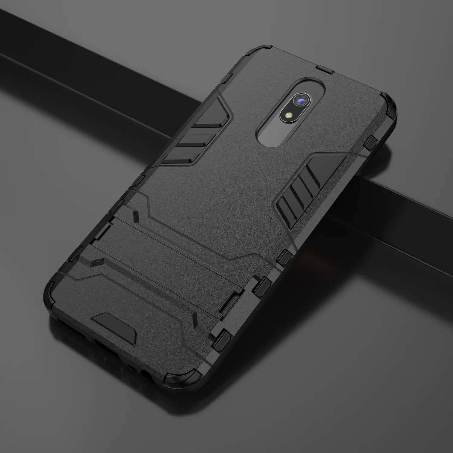 OUDINI для Xiaomi Redmi 8 8A задняя крышка Подставка Броня противоударный чехол