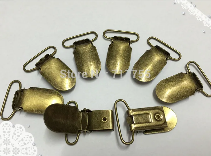2 5 см античные бронзовые металлические без свинца подтяжки брюки соски Paci зажимы