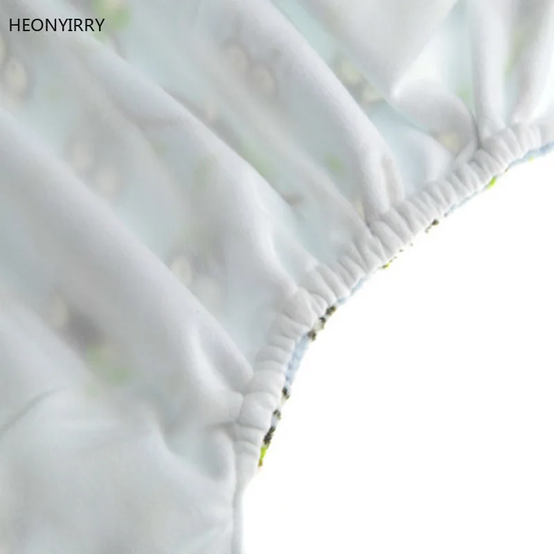 Детские подгузники с рисунком совы водонепроницаемые многоразовые тканевые 0-2