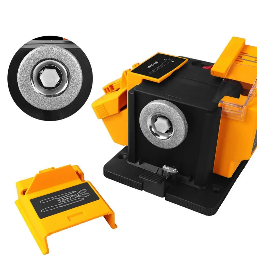 

220V-240V 96W/65W 3 In1 Multifunction Knife Sharpener Machine Set EU Household Electric Grinding Sharpener for Scissor Drill