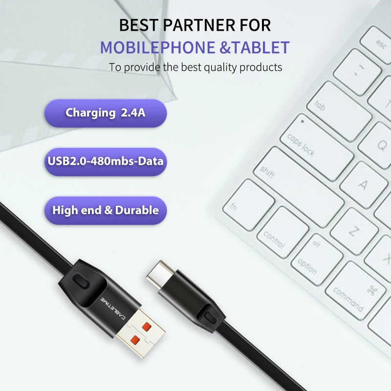 Кабель для быстрой зарядки Cabletime USB Type C Oneplus Samsung S10 Huawei Nintendo N151 | Мобильные телефоны