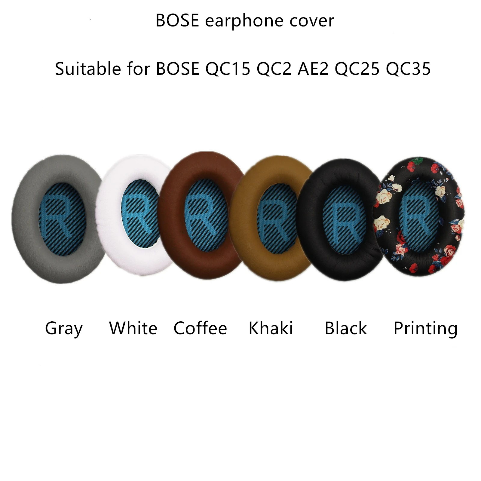 

Earpads Cushions Replacement Cushions Bose Ear Pads Kit- Ear Cups For Quietcomfort 2 QC35 QC25 AE2 QC2 QC15 AE2I Headphones