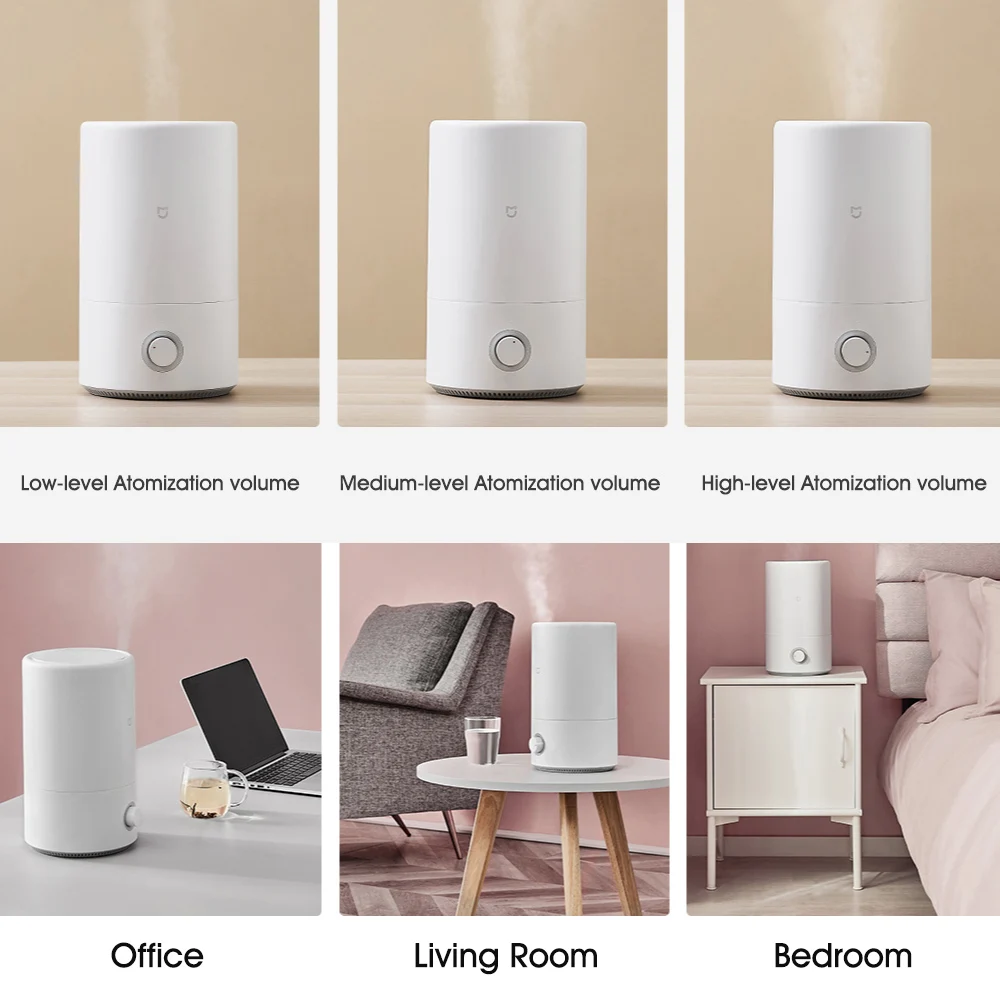 Увлажнитель воздуха Xiaomi Mijia 4L MJJSQ02LX бесшумный очиститель ароматерапия диффузор