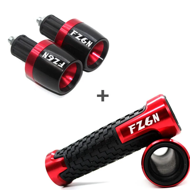 

Motorcycle 7/8"22mm Handlebar Grips Ends Handle Caps Hand Bar Plugs For YAMAHA FZ6 FAZER FAZER600 FZ6S FZ6N FZ6S2 FZ6R S2 SJ6S