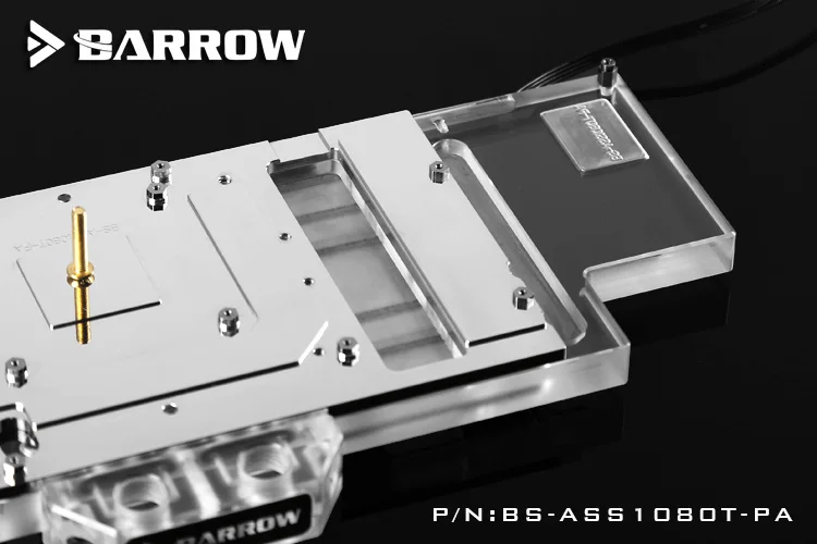 Блок видеокарты BARROW используется для ASUS ROG-STRIX-GTX1080TI-O11G-GAMING/1080/1070-O8G-GAMING/1070TI полное покрытие 3PIN D-RGB H
