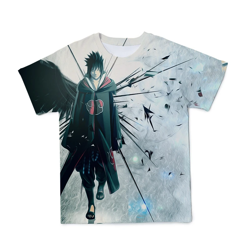 

Naruto Anime Oversized Couple T-shirt 3D Printing Fashion Short Sleeve Comfortable Breathable Hip Hop Style Top
