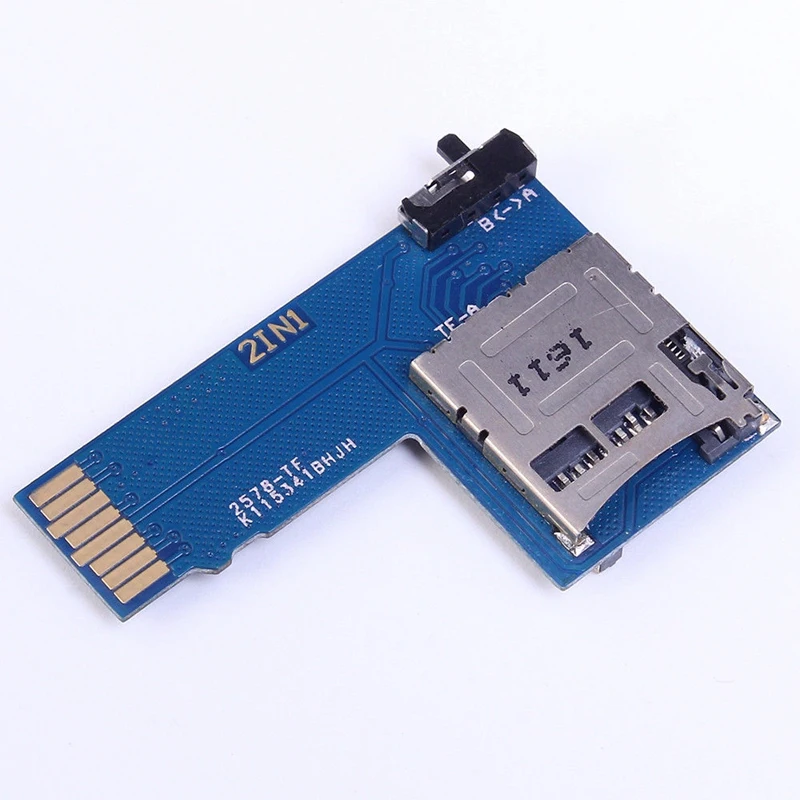 2 в 1 двойная система Tf Micro- Sd карта адаптера плата памяти для Raspberry Pi Zero W |