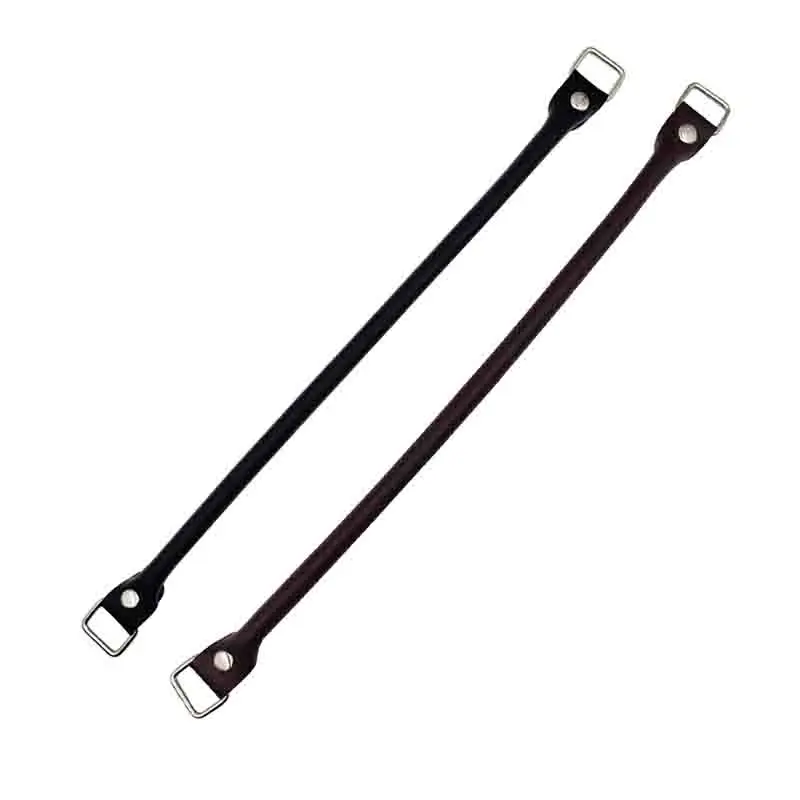 Leather Bags Straps Belts DIY Replacement Handbag Purse Handle Bag Accessory PU Coffee Black Round Bags Straps Belts Handmade