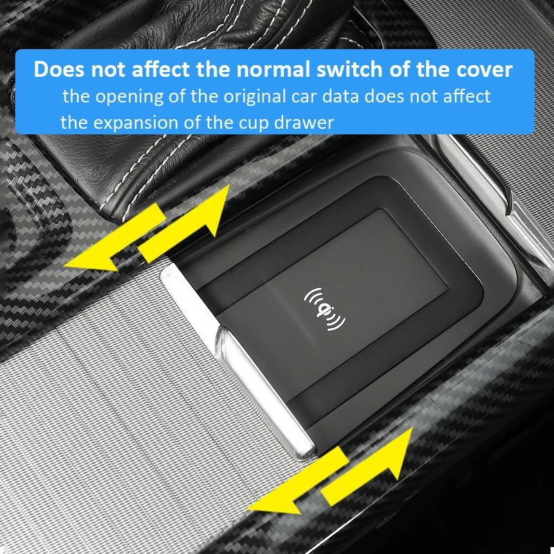 Автомобильная Беспроводная зарядка QI зарядное устройство для телефона