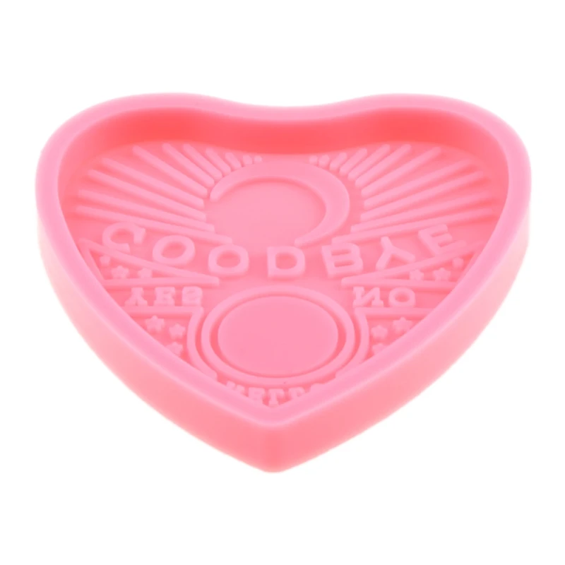 

Pendant Casting Silicone Mould DIY Crafts Jewelry Making Tool Super Glossy Heart Badge Reel Epoxy Resin Mold