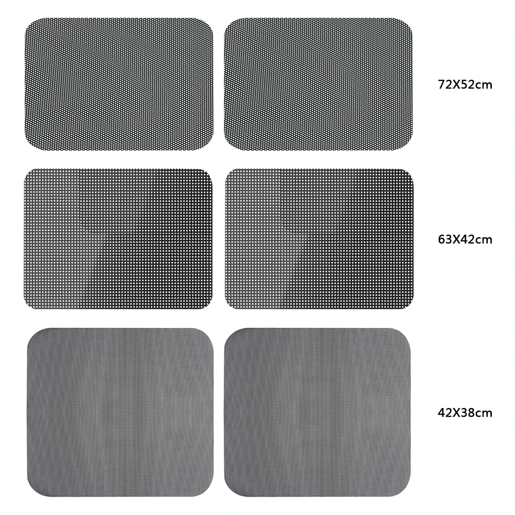 

2pcs Static Cling Car Window Sun Shade Summer Auto Side Window Sunshade UV Ray Protection Visor Shield Screen Car Sun Sticker
