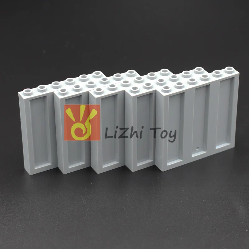 Панель Moc 23405 1x6x5 гофрированный настенный строительный блок совместимый со всеми