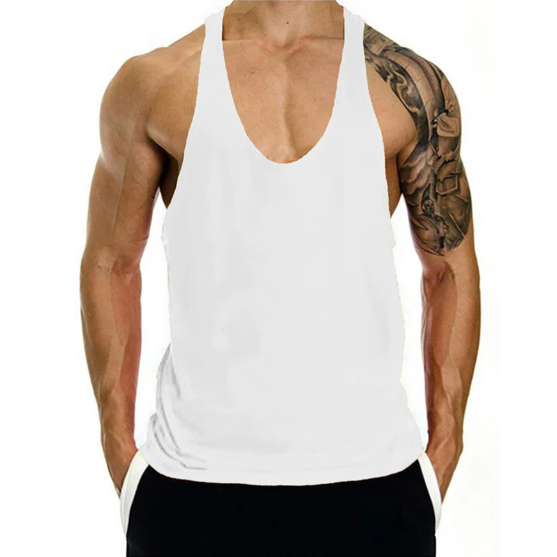 Брендовая одежда для фитнеса Muscleguys canotta Бодибилдинг tanktop Мужская тренировок