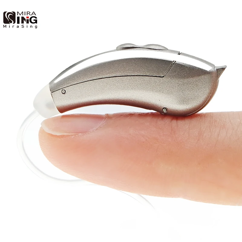 Цифровой усилитель звука слуховые аппараты Audifonos Mini BTE невидимый для ушей пожилых