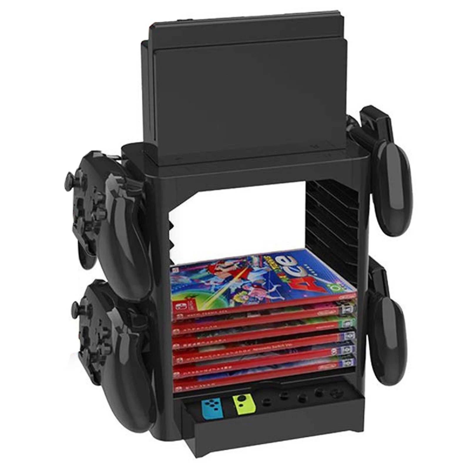 for nin tend switch storage bracket 10 game disc card tower controller holder multi function console stand free global shipping