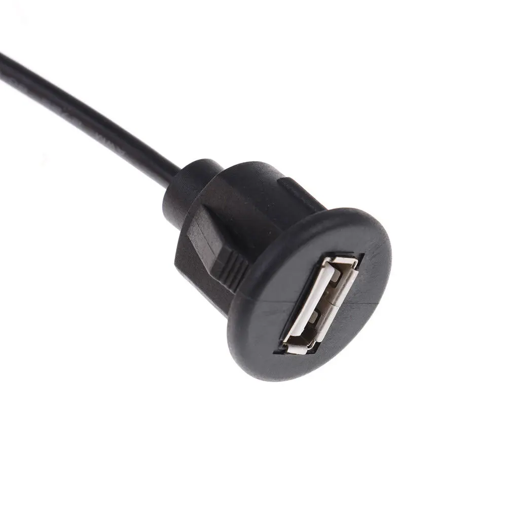1 шт. м Автомобильная приборная панель крепление USB 2 0 гнездо Папа-мама Панель