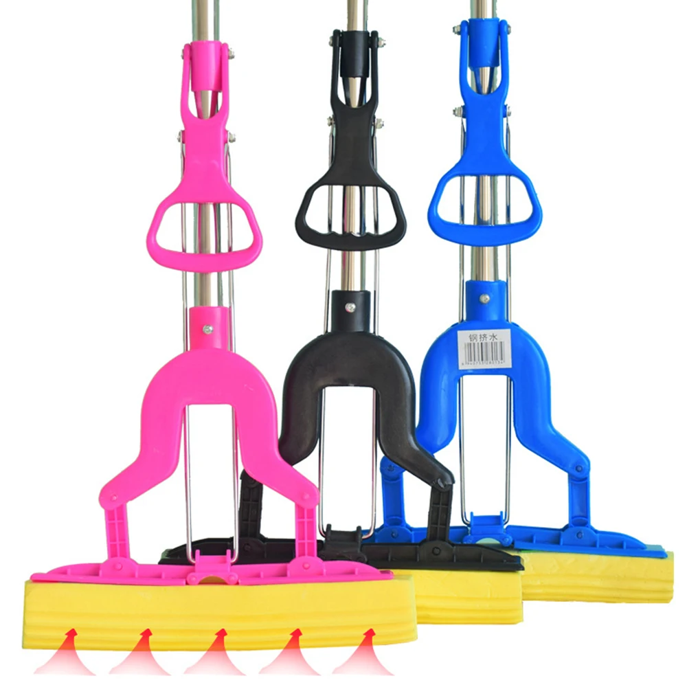 Абсорбент PVA пол швабра с губкой Швабра Телескопическая из нержавеющей стали