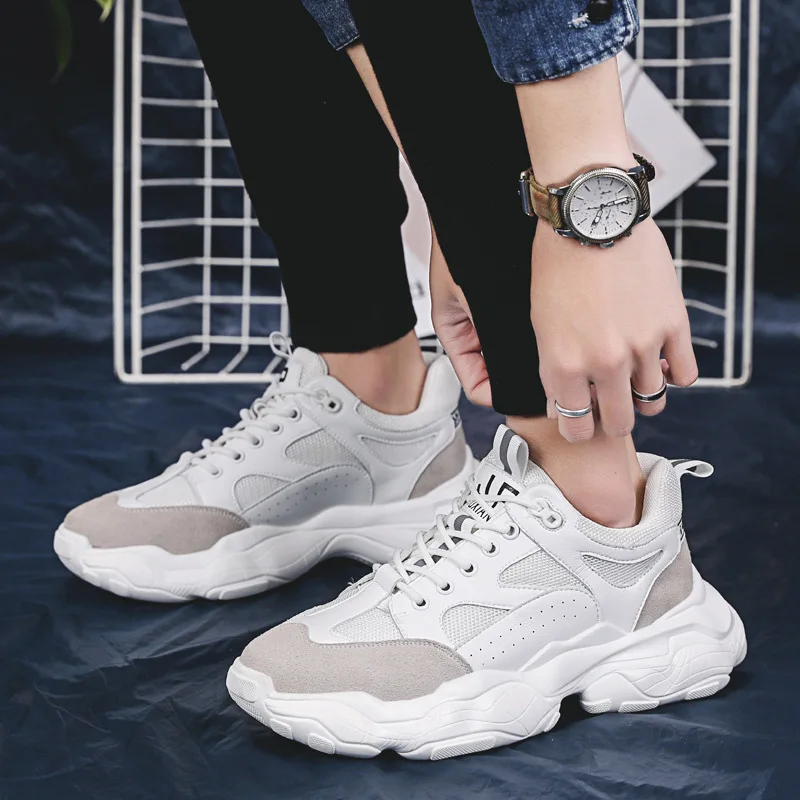 Мужские кроссовки мужская модная Легкая сетчатая повседневная спортивная обувь