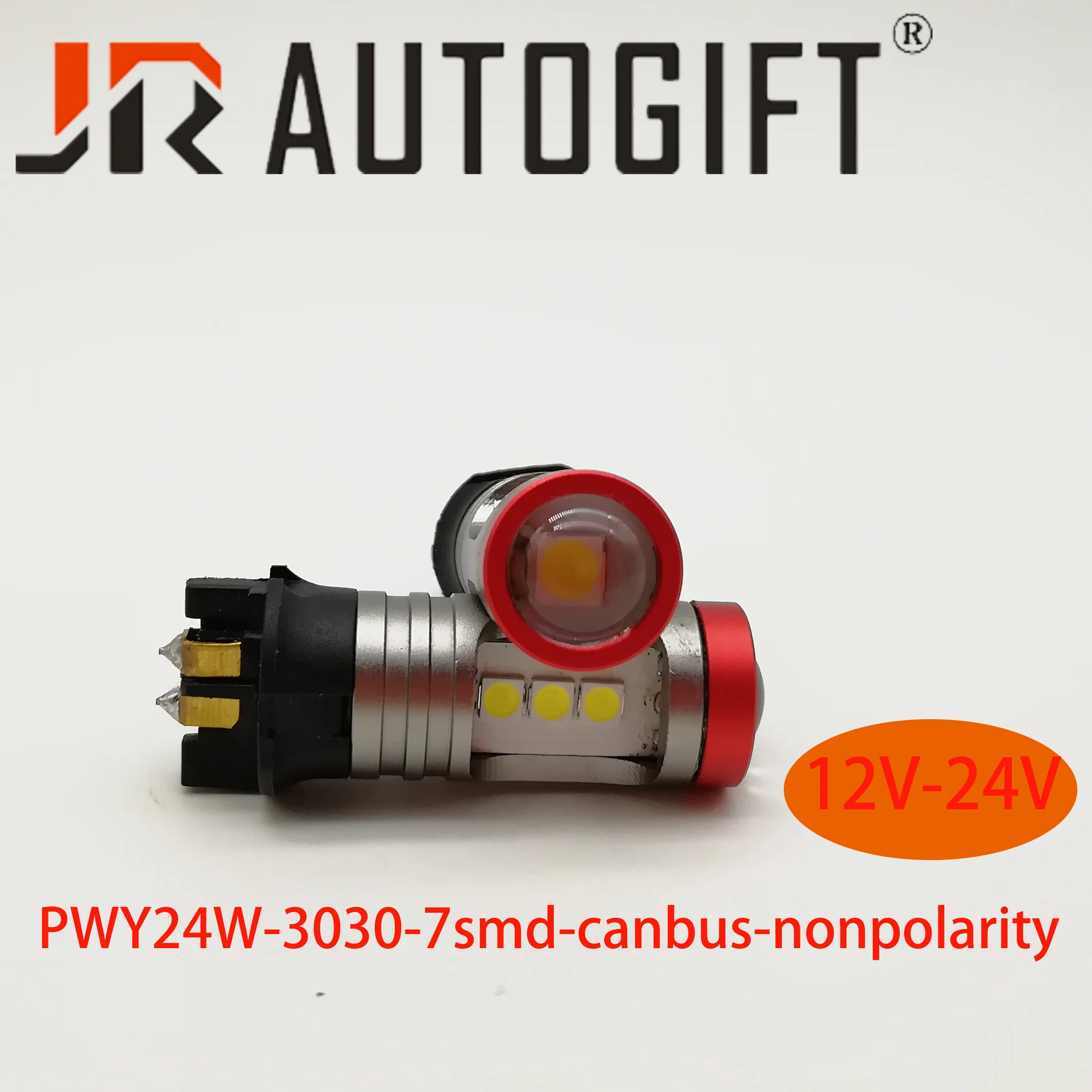20PCS 7440 7443 3156 3157 PWY24W 7SMD 3030 LED Car Light Canbus NO OBC ERROR IC driver Auto Lamp Parking turn Bulb 12V-24V | Автомобили и