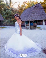beauty off the shoulder sparkly sequins wedding dresses sweep train lace appliques vestido novia backless bridal gowns