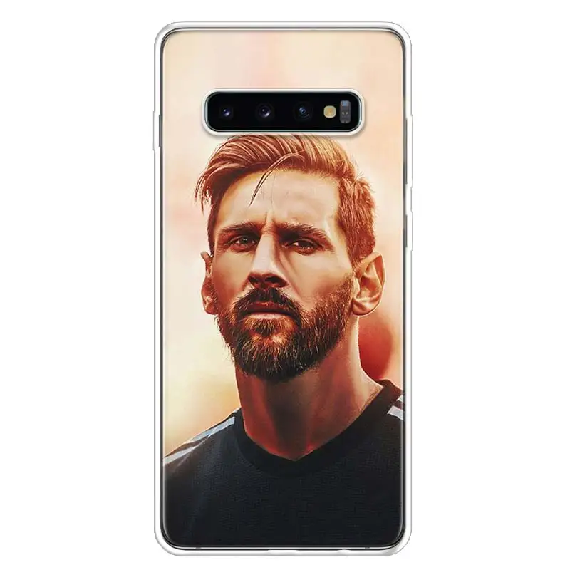 Месси крышка чехол для телефона для samsung Galaxy S10+ Note 10 9 8 S9 S8 J4 J6 J8 плюс S7 S6 корпус под плетенную сумку