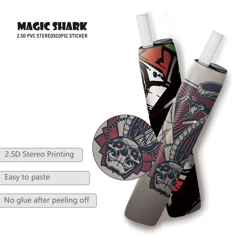 Аксессуары для электронной сигареты Magic Shark высокое качество Череп Орел стерео