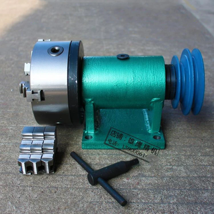 Увеличенный 160 шпиндель токарного станка + трехкулачковый/четырехкулачковый