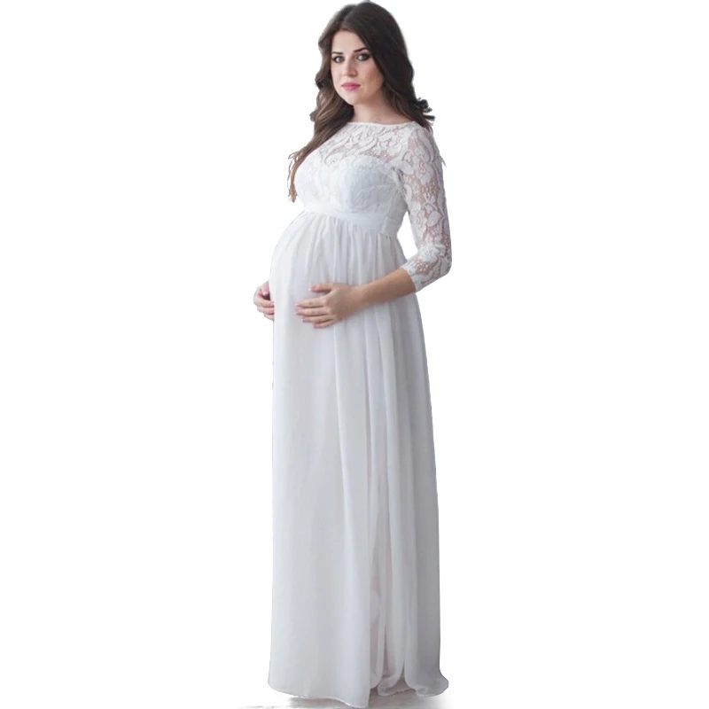 Женская одежда для беременных платья кружевное вечернее платье Vestidos Ropa Embarazada