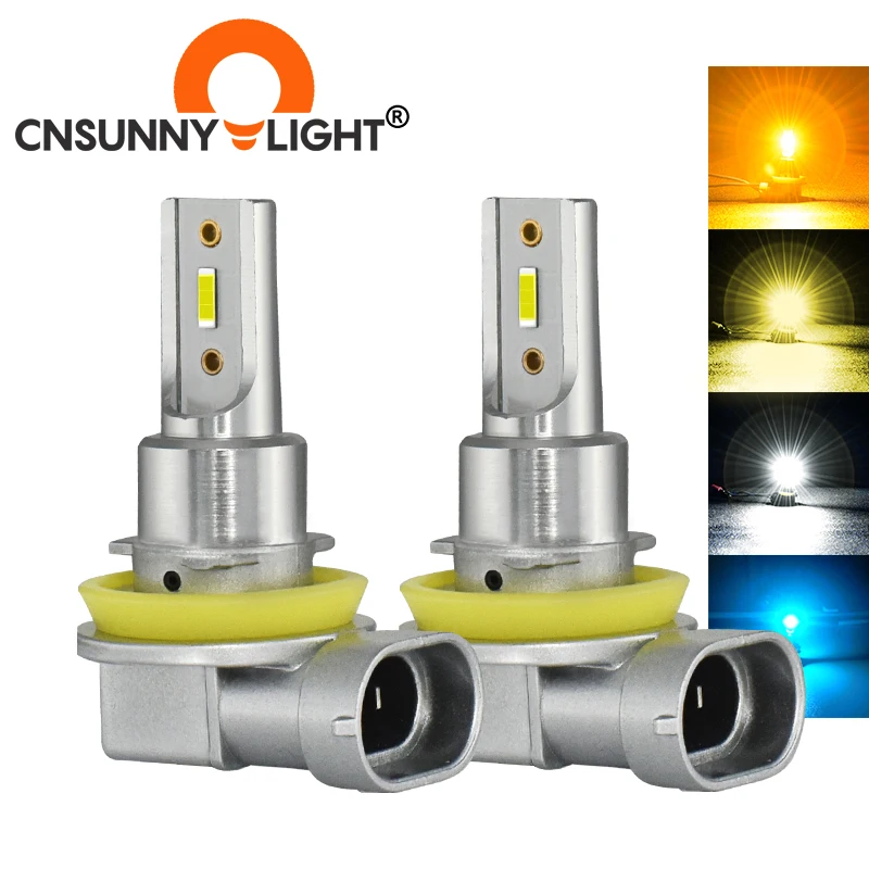 Автомобильные противотуманные фары CNSUNNYLIGHT B1 H11/H8/H9 9005/HB3 9006/HB4 светодиодный