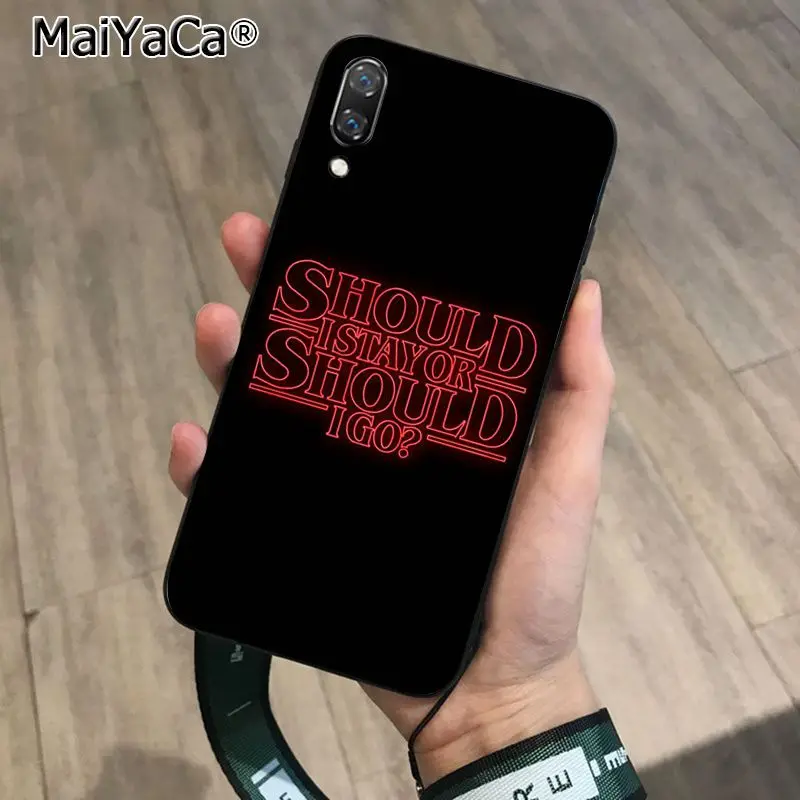 Чехол для телефона MaiYaCa Stranger Things Customer высокого качества Huawei P10 plus 20 pro P20 lite mate9 10 honor