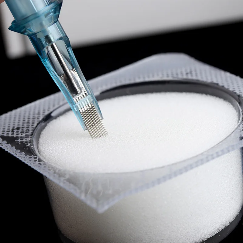 

Профессиональный 18 шт./кор. Одноразовые Иглы для тату-машинок насадка погружения ее гигроскопичности и способности Цвет цвета Изменение цв...