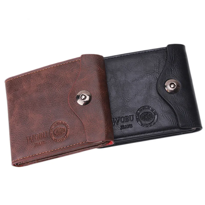 

New PU Leather Wallet Multifunctiona lMen Wallet Leather Card Holder Fashion Card Purse Fashion Multifunction For Credit Cards