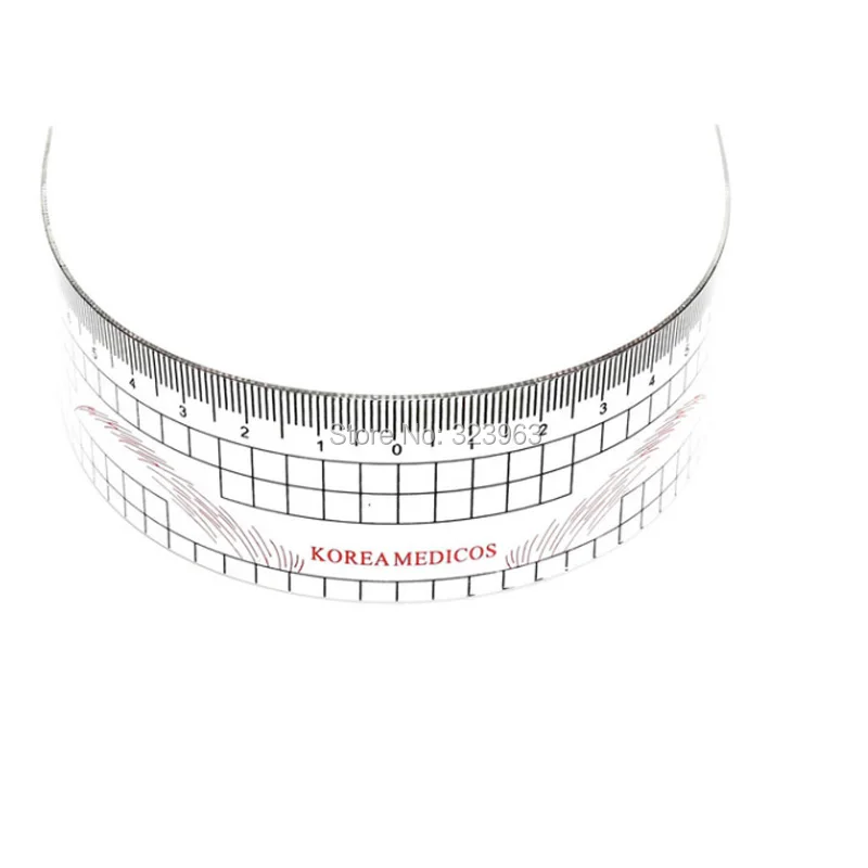 

8 styles Eyebrow Rulers Tool Measures Microblading Permanent Makeup Eyebrow Guide Ruler Tattoo Position Ruler Eyebrow Stencils