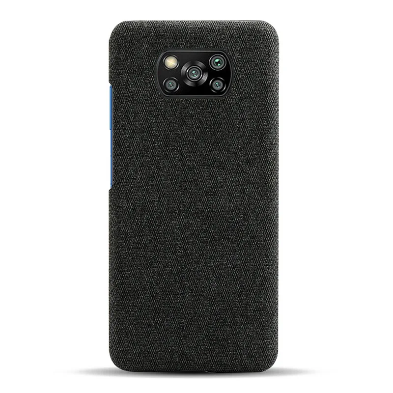 

High Quality Fashion Case for Xiaomi Poco X3 NFC Felt Cloth Matte Slim Protective Back Cover for Poco phone X3 Case