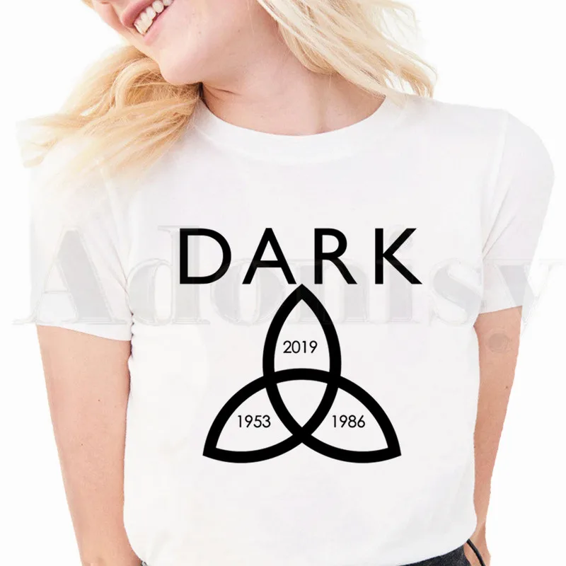 Футболка Germersheim с принтом Netflix Mads Dark Dates Secret женская футболка коротким рукавом в